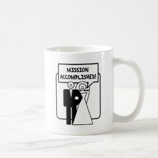 Taza De Café Boda lograda "misión"