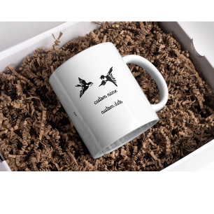Taza De Café Boda personalizada Camping Mug, regalos del marido