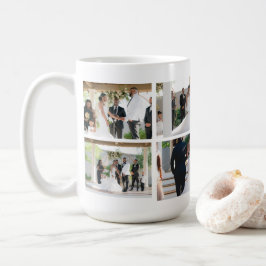 Taza De Café Boda personalizado Mug con amor negro