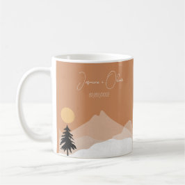 Taza De Café Boda tema desierto de terracota
