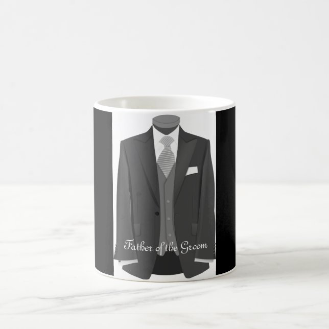 Taza De Café Boda Tuxedo padre del regalo de la bruja (Centro)