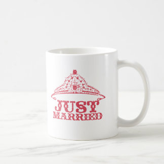 Taza De Café Bodas de la Princesa Casada de Tiara