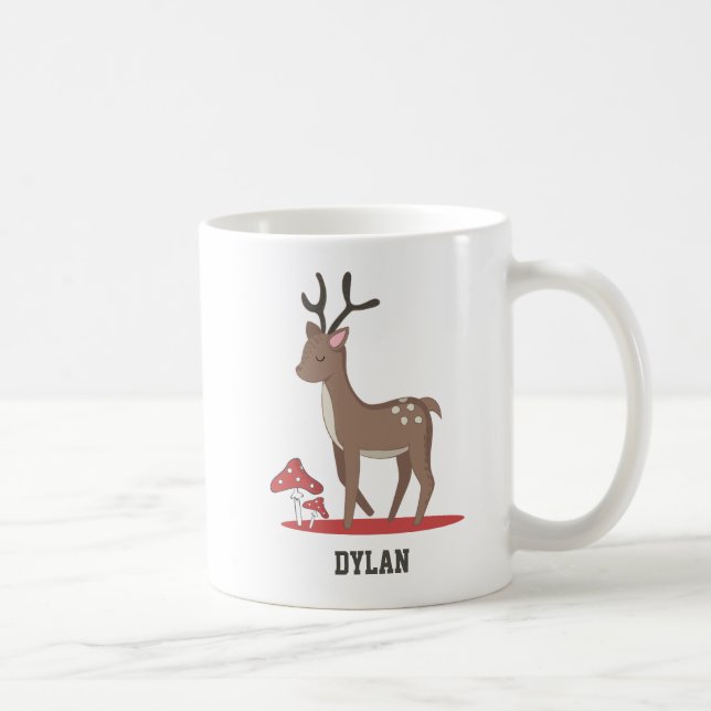Taza De Café Bodega de animales regalo personalizado chocolate  (Derecha)