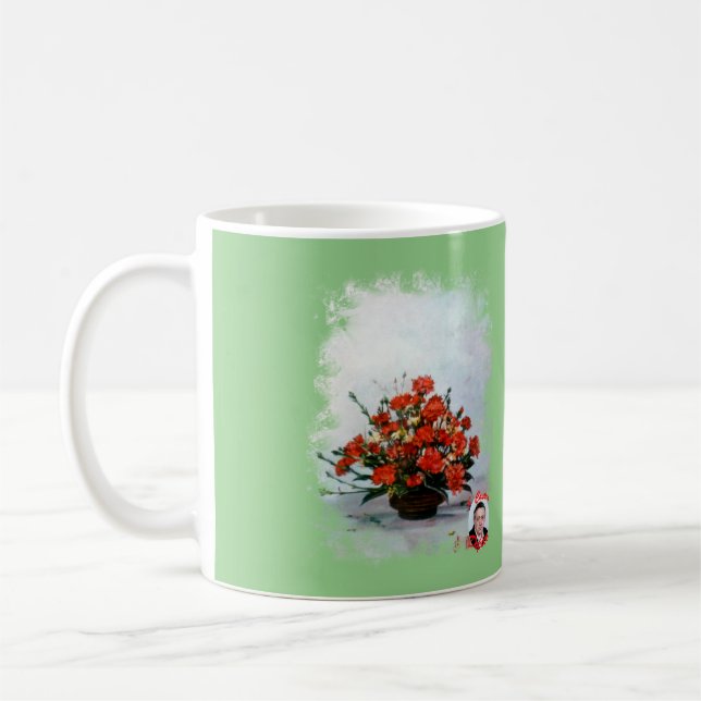 Taza de Café Bodegón de flores (Izquierda)