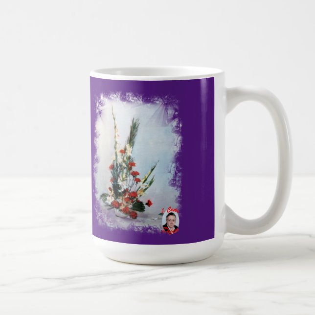 Taza De Café Bodegón de flores (Derecha)