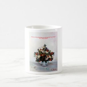 Taza De Café Bodegón de flores/Still life of flowers