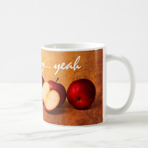 Taza De Café Bodegón de Manzanas Rojas