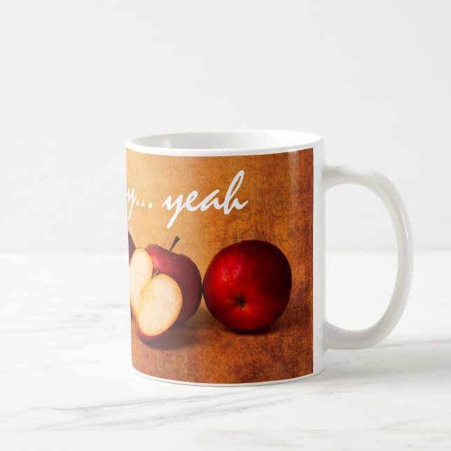 Taza De Café Bodegón de Manzanas Rojas (Derecha)