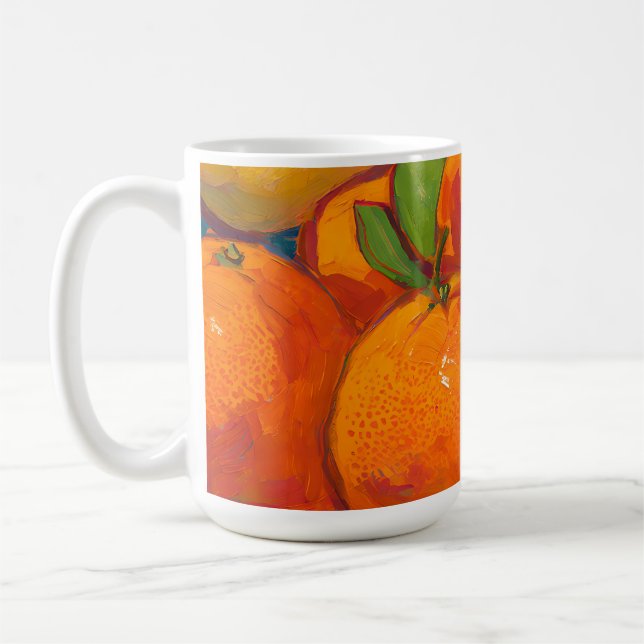 Taza De Café Bodegón de Naranjas y Limones (Izquierda)