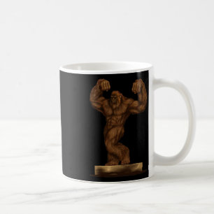 Taza De Café Body Builder Bigfoot Pose En Un Escenario - Gym He