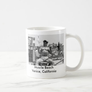 Taza De Café Bodybuilder de la playa del músculo - Venecia, CA