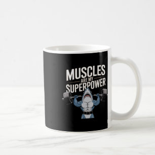 Taza De Café Bodybuilder Shark Lover Gym Fitness Workout Bodybu