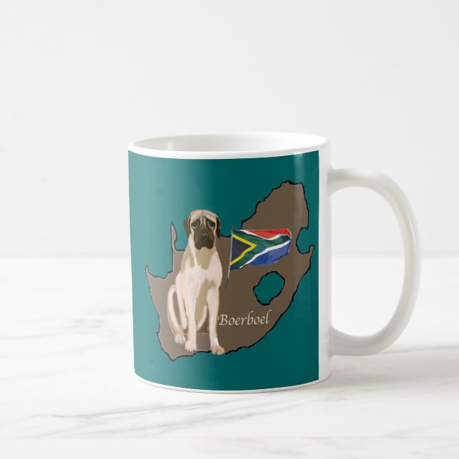 Taza De Café Boerboel sudafricano (Derecha)