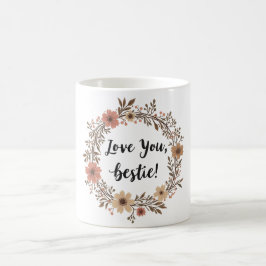 Taza De Café Boho Bestie Love