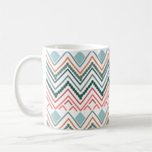 Taza De Café Boho Chevron