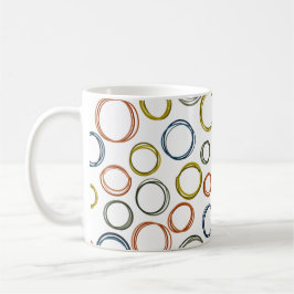 Taza De Café Boho Circles