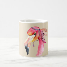 Taza De Café Boho Fiona Flamingo Mug