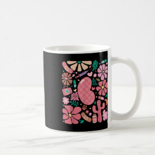 Taza De Café Boho Floral Enfermera de riñón Summer Nephrología 
