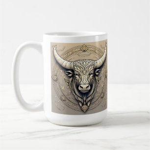 Taza De Café Boho horoscope acuarela Torus
