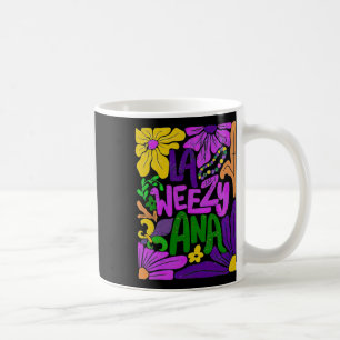 Taza De Café Boho La Weezy Ana Mardi Gras Coquette Bow Louisian