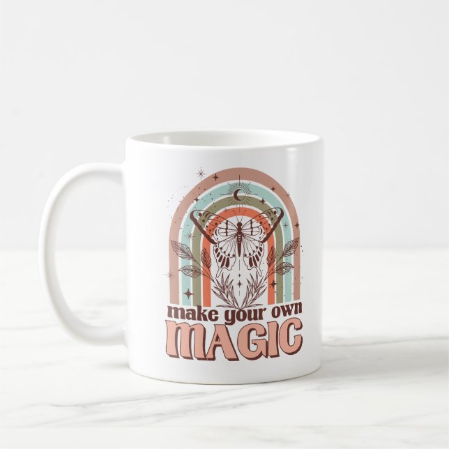Taza De Café Boho Mystical Butterfly (Izquierda)