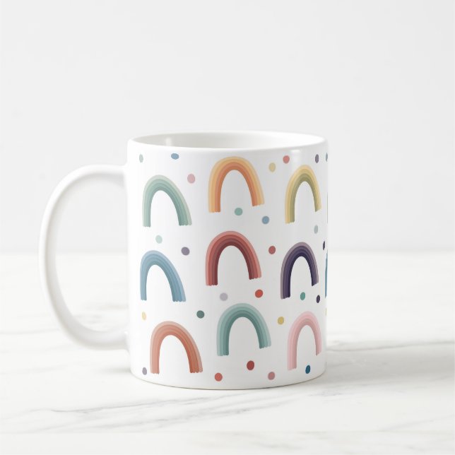 Taza De Café Boho Rainbow (Izquierda)