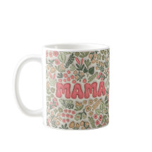 Boho Rosa Verde Inflado 3D Mama