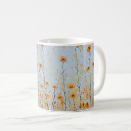 Taza De Café Boho Vintage Wildflowers
