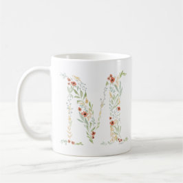 Taza De Café Boho Watercolor Floral