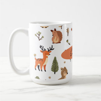 Taza De Café Boho Woodland Personalizado 