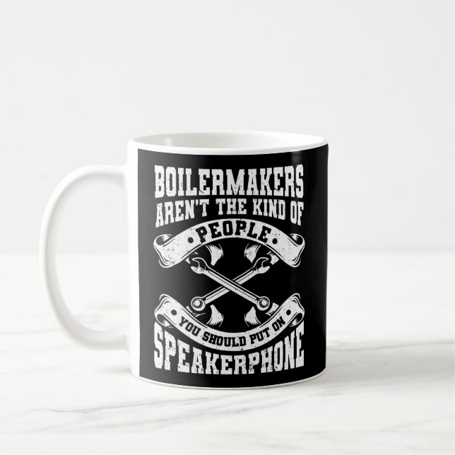 Taza De Café Boiler Maker Boilermaker Union Boilermaker (Izquierda)