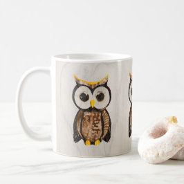Taza De Café Bois - Chouette - Owl