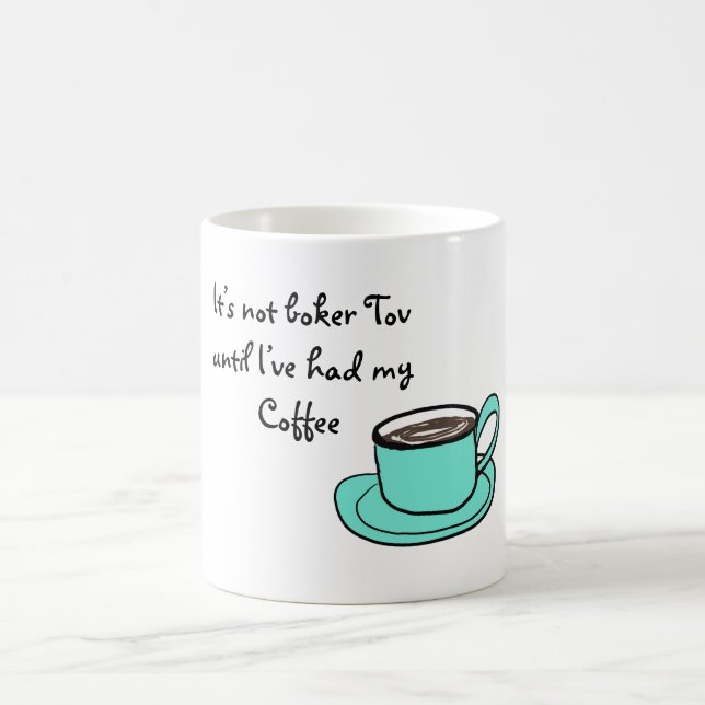 Taza De Café Boker Tov (Centro)