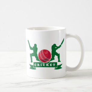 Taza De Café bola de bateo de la silueta del bateador del