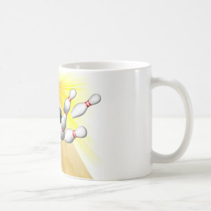 Taza De Café Bola de bolos que golpea los pernos
