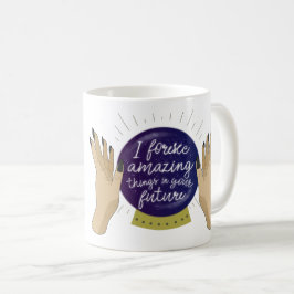 Taza De Café Bola de cristal mágica futura asombrosa psíquica