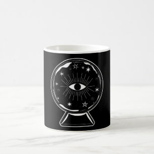 Taza De Café Bola de Cristal Mágica para Ver con Clarividencia 