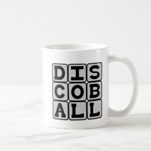Taza De Café Bola de Disco, Muérdago de Club de Baile