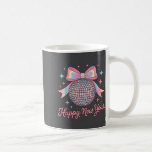 Taza De Café Bola de discoteca de Nye de lujo dorada Feliz Año 
