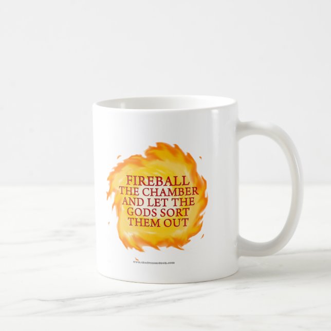 Taza De Café Bola de fuego la cámara (Derecha)