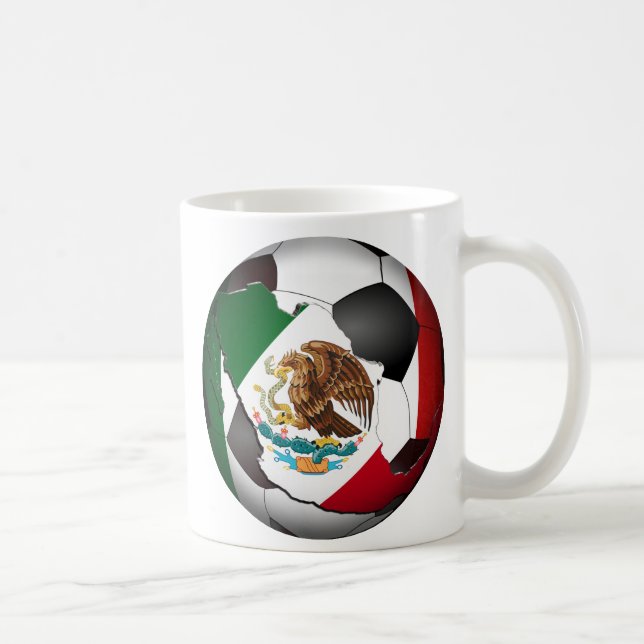 Taza De Café Bola de fútbol de México (Derecha)
