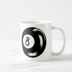 Taza De Café Bola de la magia ocho
