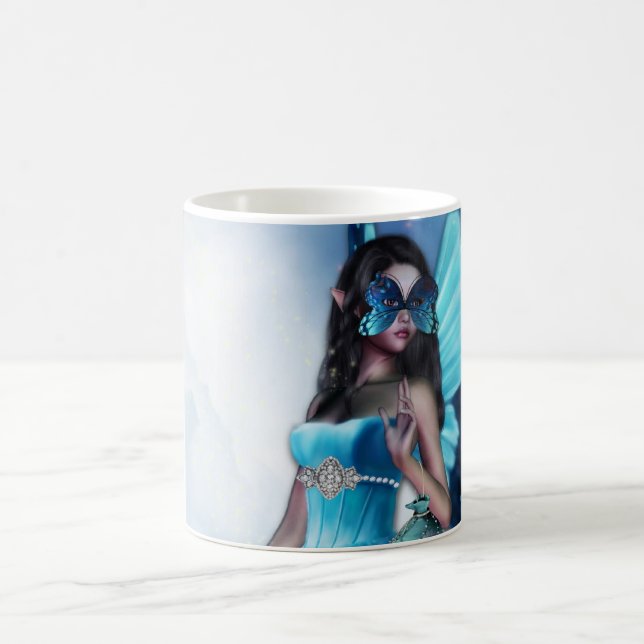 Taza De Café Bola de mascarada de hadas (Centro)