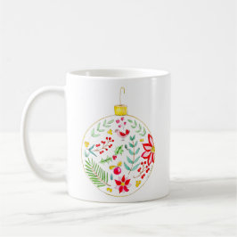 Taza De Café Bola de Navidad Festiva