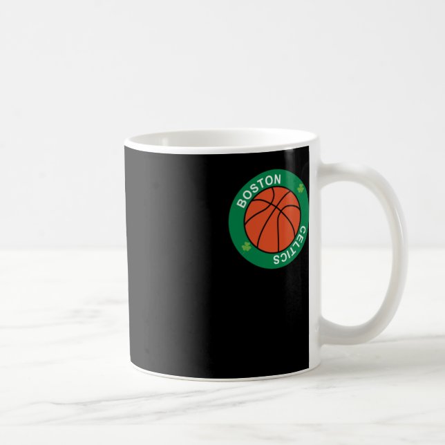 Taza De Café Bola Dedicada Al Baloncesto Celtics De Boston (Derecha)