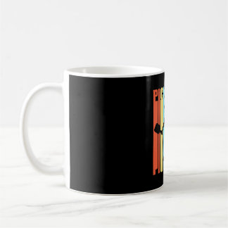 Taza De Café Bola retro de pelletería con jugador de baloncesto