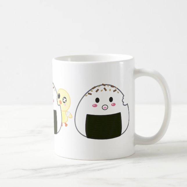 Taza De Café Bolas de arroz de Kawaii "Onigiri" (Derecha)