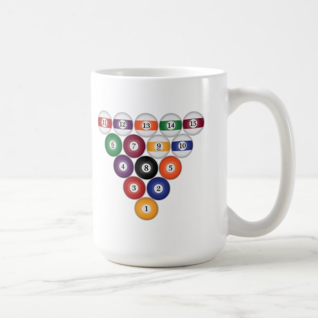 Taza De Café Bolas de billar / Billar: Mugs (Derecha)