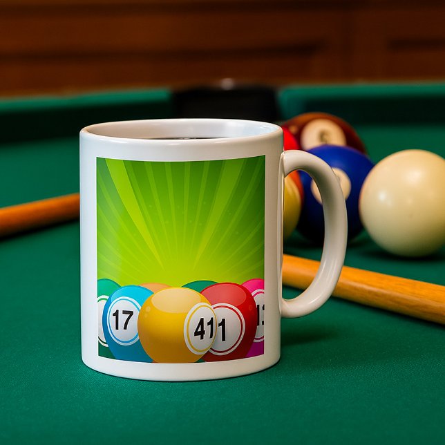 Taza De Café Bolas de Bingo (Subido por el creador)