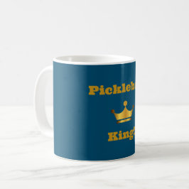 Taza De Café Bolas de bolas de agua King coffee mug - azul y or